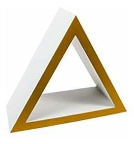 Estante Flotante De Pared Triangular Decorativo Truu Design,