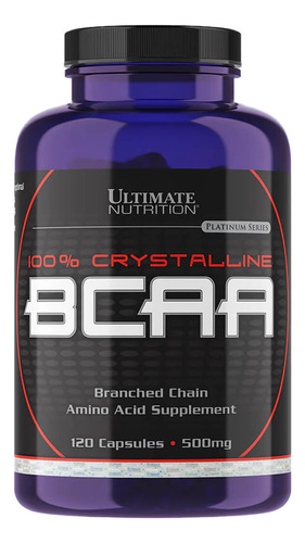 Bcaa 500mg - Ultimate Nutrition (120 Caps)