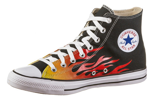 Tenis Converse Flame Hi Mod 1h731  All Star Chuck Taylor Neg