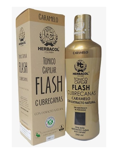 Flash Cubrecanas Caramelo Herbacol - mL a $149