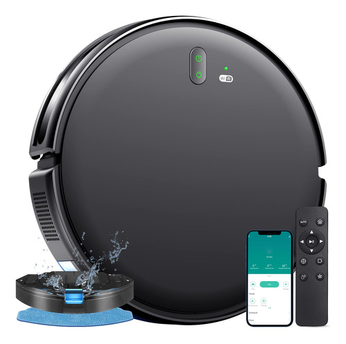 Robot Vacuum And Trapeador Combo, Aspiradora Robtica 2 En 1