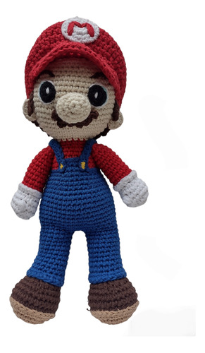   Muñeco Tejido A Crochet Mario Bros Amigurumi