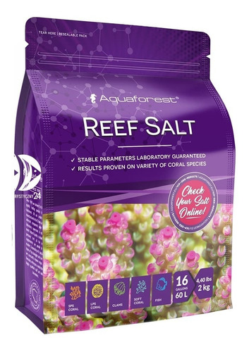 Sal Marinho Aquaforest Reef Salt 2kg Especial Para Corais