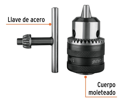 Broquero Con Llave 3/8p