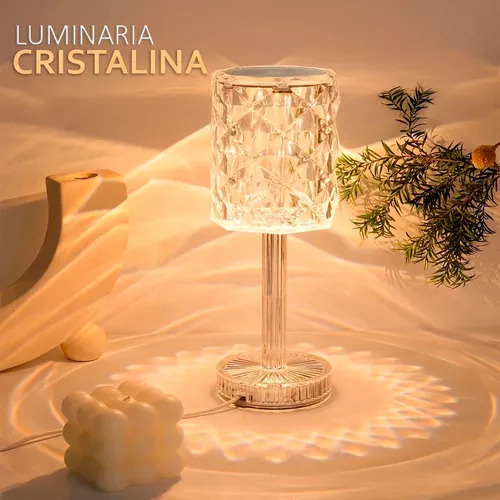 Lámpara De Mesa De Cristal, Lámparas De Noche Led, Bar