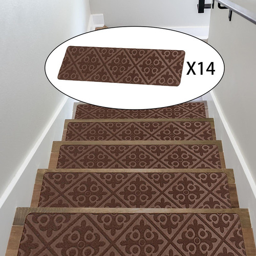 Alfombras Peldaños De Escaleras Tapetes De Marrón