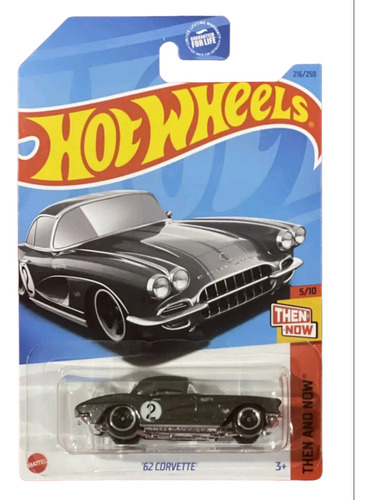 Hot Wheels '62 Corvette Gris #216/250 2023 P