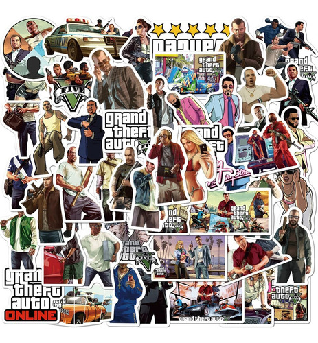 Pegatinas Gta5 For Action Games De 10/30/50 Peg Parts