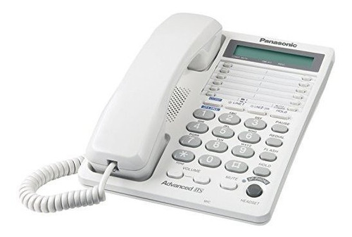 Sistema Telefónico Con Cable Panasonic Modelo Kxts208w