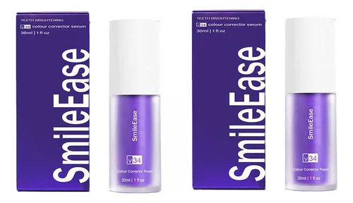 Crema Dental Branqueador Smile-ease V34/reparar 2 Unidades/