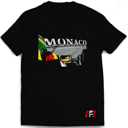 Polera F1 Ayrton Senna Gp Monaco Team Honda-mclaren Unisex