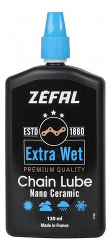 Lubricante Para Cadena De Bicicleta Zefal Extra Wet Lube 120ml