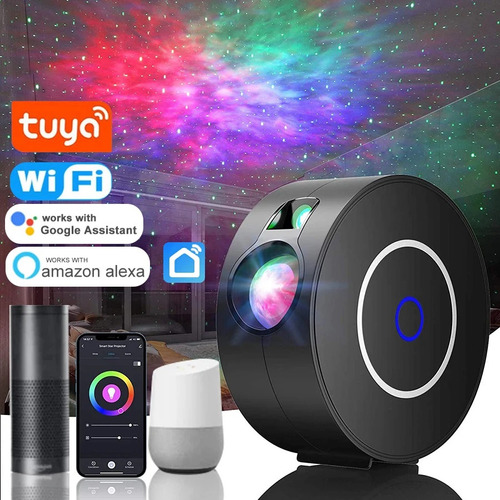 Proyector De Estrellas,luz Nocturna,wifi Tuya Alexa Control