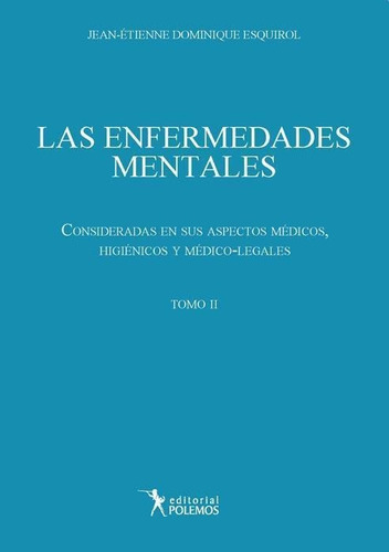 Enfermedades Mentales, Las- Tomo Ii - Esquirol, Jean-etienne