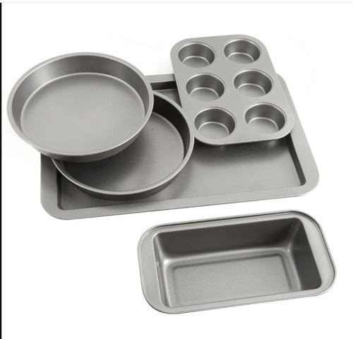 Juego Para Hornear Marca Gibson Antiadherente 5pz Cocina