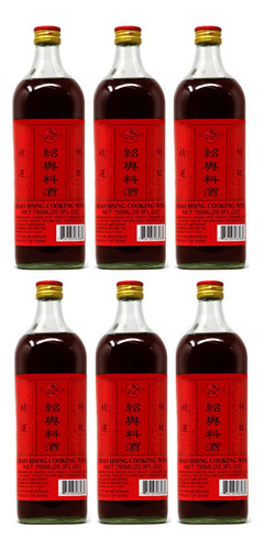 Shaohsing Rice Cooking Wine China Qian Hu 6 Pack X 750ml