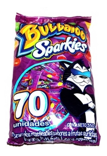 Bubbaloo Sparkies Paqx70 Piñata Fiesta Halloween