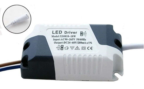 Driver Led 8w-18w: Transformador Para Foco/panel/plafón - 2