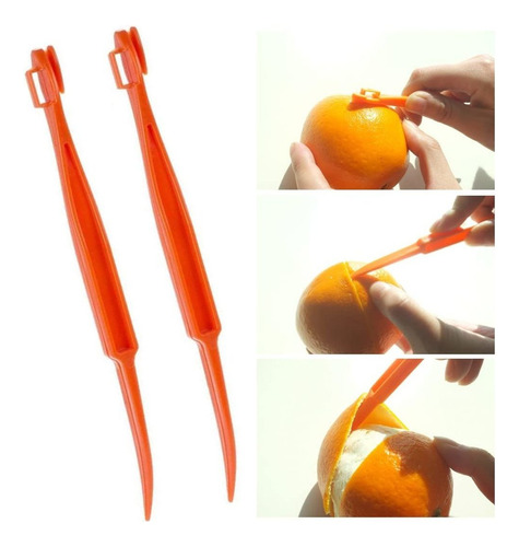Pelador    De Cítricos En Color Naranja  repla Pdv
