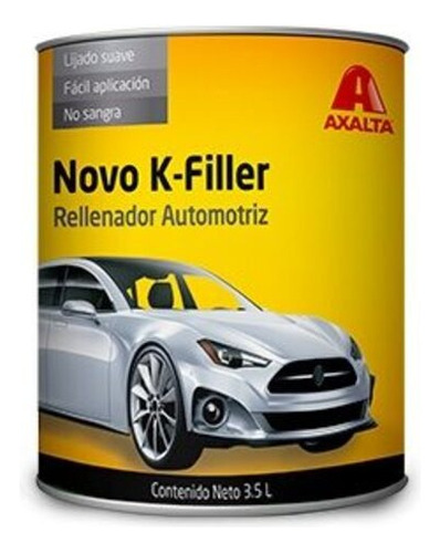 Kit Rellenador Axalta Novo K-filler 851 Ml
