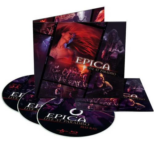 Cd De 3 Discos De Epica Live In Paradiso