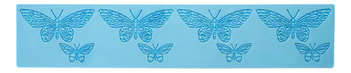 Tapete Para Encaje De Azúcar Mariposas Marca Ibili Color Turquesa