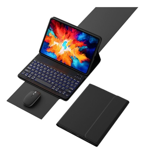 Funda Con Teclado Iluminado+ratón Para Lenovo Tab P11 11  Ñ