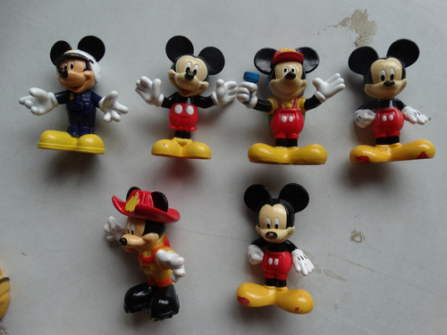 Lote 7 Action Figures Mickey Da Matell