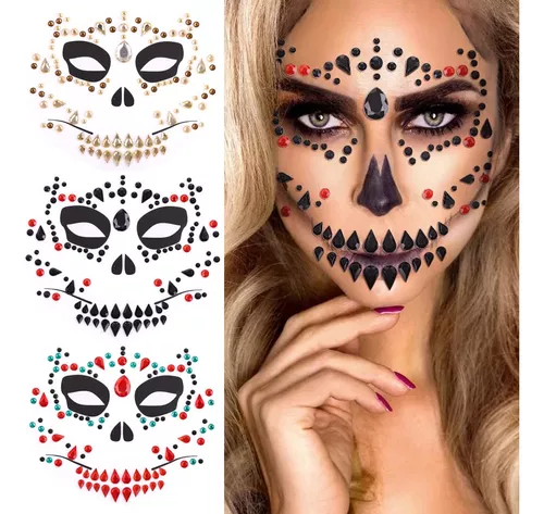 Joyas Faciales Día de los Muertos