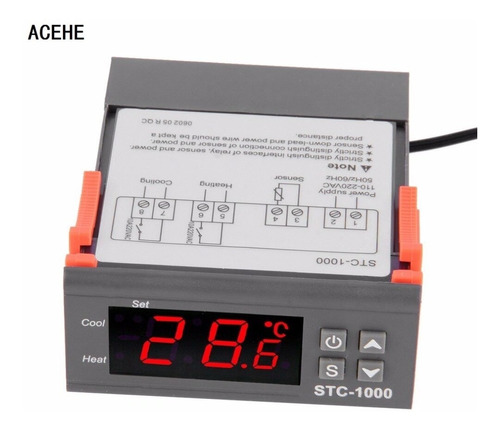 Controlador Digital De Temperatura. Termorregulador 110-220 