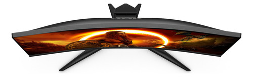 Monitor Gamer Curvo Aoc C27g2 27 Negro Y Rojo 100v/240v
