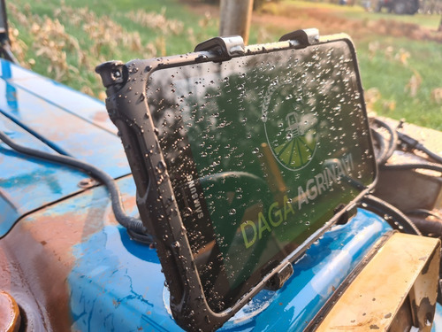 Gps Agrícola Kit Gps Agp Daga Agrinavi Tablet À Prova D'água Cor Cinza