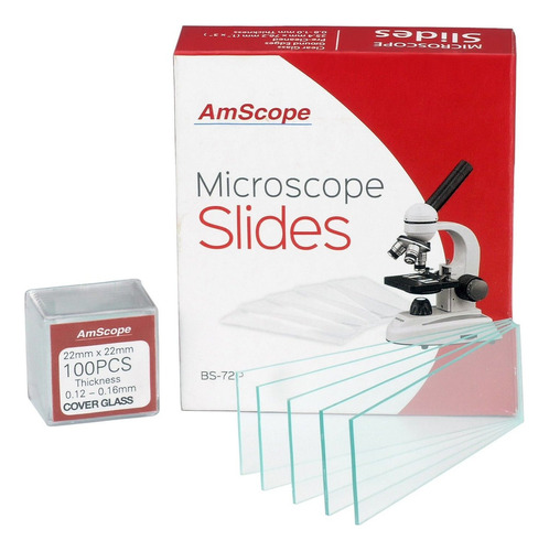 Amscope Vidrio Óptico De La Lente All-metal Led Microscopio