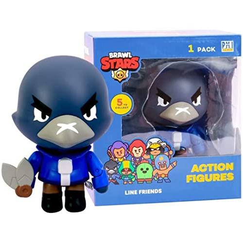 Boneco De Ação P.m.i. Brawl Stars Crow, 11,4 Cm De Altura, C