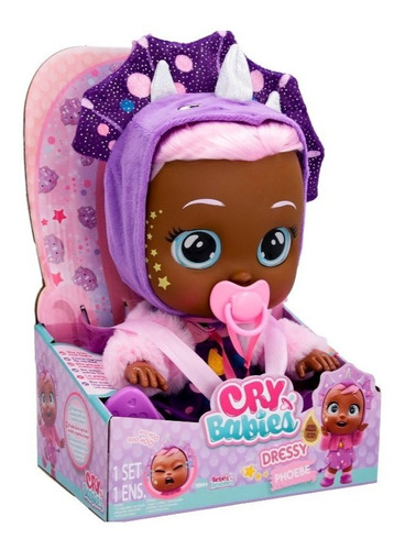 Cry Babies Muñeca Phoebe Dino Fantasy 2022