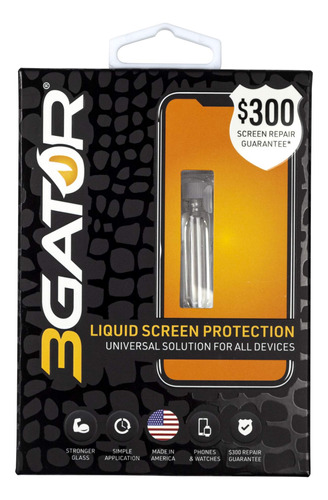 3gator Liquid Glass 300 | Protector De Pantalla Con Garantia