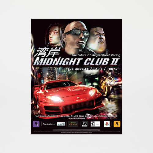 Juego Pc Midnight Club 2 Digital Completo Español