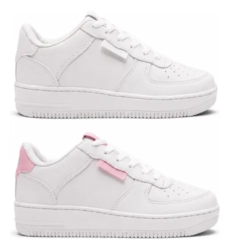 MLB 5153636197 Kit 2 Tenis Feminino Sneaker Casual Para O Dia A Dia Corrida JM