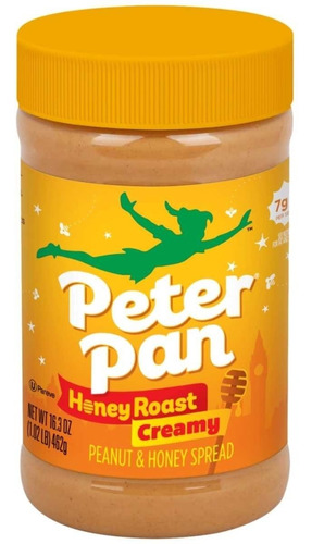 Pasta De Amendoim Peter Pan Honey Roast Creamy S/glúten 462g