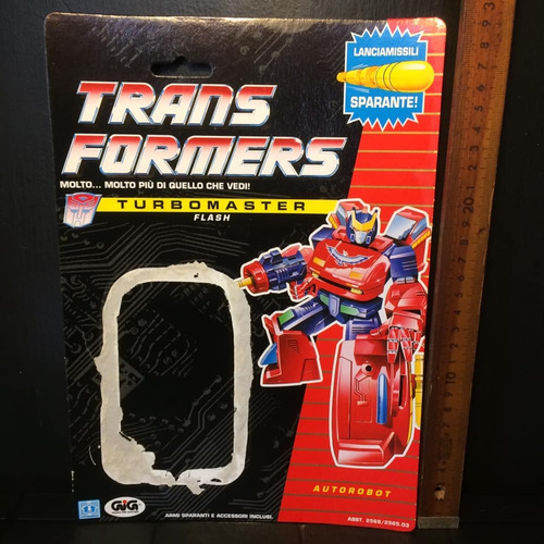 Transformers G1 1991 Solo La Caja De Turbomaster Flash  