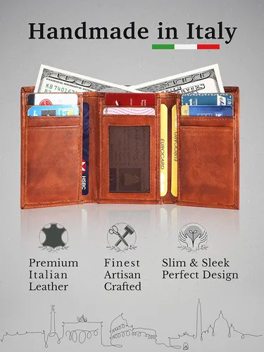 Carteras italianas de cuero deals