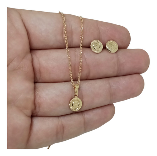 Conjunto Eclipse. Oro Laminado 18k 