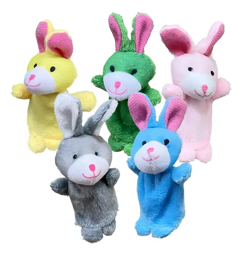 Títeres de dedo de peluche con dedos para niños pequeños, títeres de dedo de ratón de peluche - animales que cuentan historias, títeres de animales lindos para animales Títeres de dedo de peluche con dedos para niños pequeños, títeres de dedo de ratón de peluche - animales que cuentan historias, títeres de animales lindos para animales