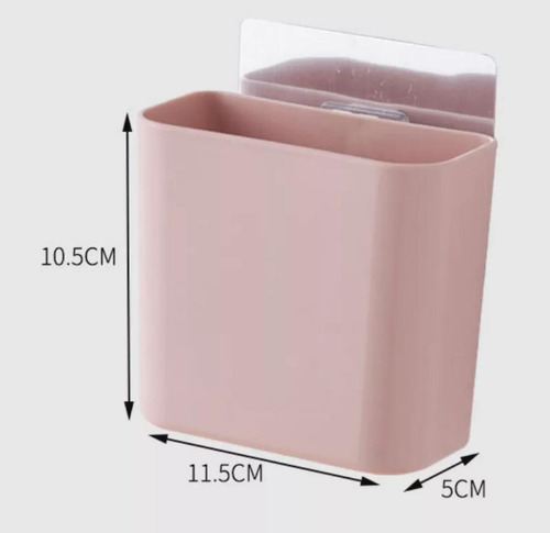Organizador Soporte Secador Cepillos Adhesivo A La Pared