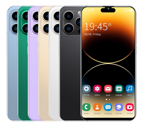 B Smartphone Android 15 Pro Max 6gb+256gb Zc