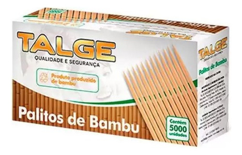 Palitos De Dente Granel - 5000 Un - Talge