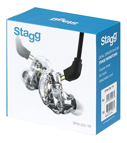 Imagen 7 de 11 de Auriculares In Ears Transparentes Alta Resolucion Stagg