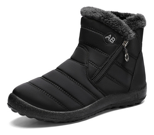Botas De Neve De Inverno Impermeáveis E Quentes De Pelúcia