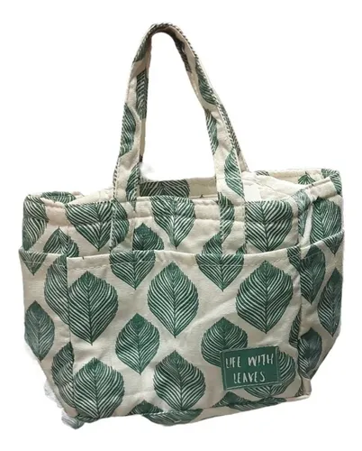 Mochila Lonchera Adulto T rmica Dise o Hojas 21 X 14 X 20 Cuotas