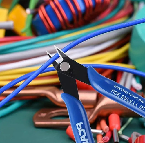 Kit Com 10 Alicates Corte Rente De Precisão Eletrônica Fios